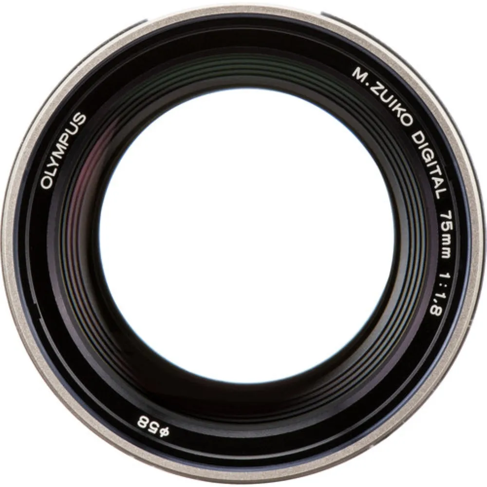 Olympus M.Zuiko Digital ED 75mm f/1.8 Lens | Silver