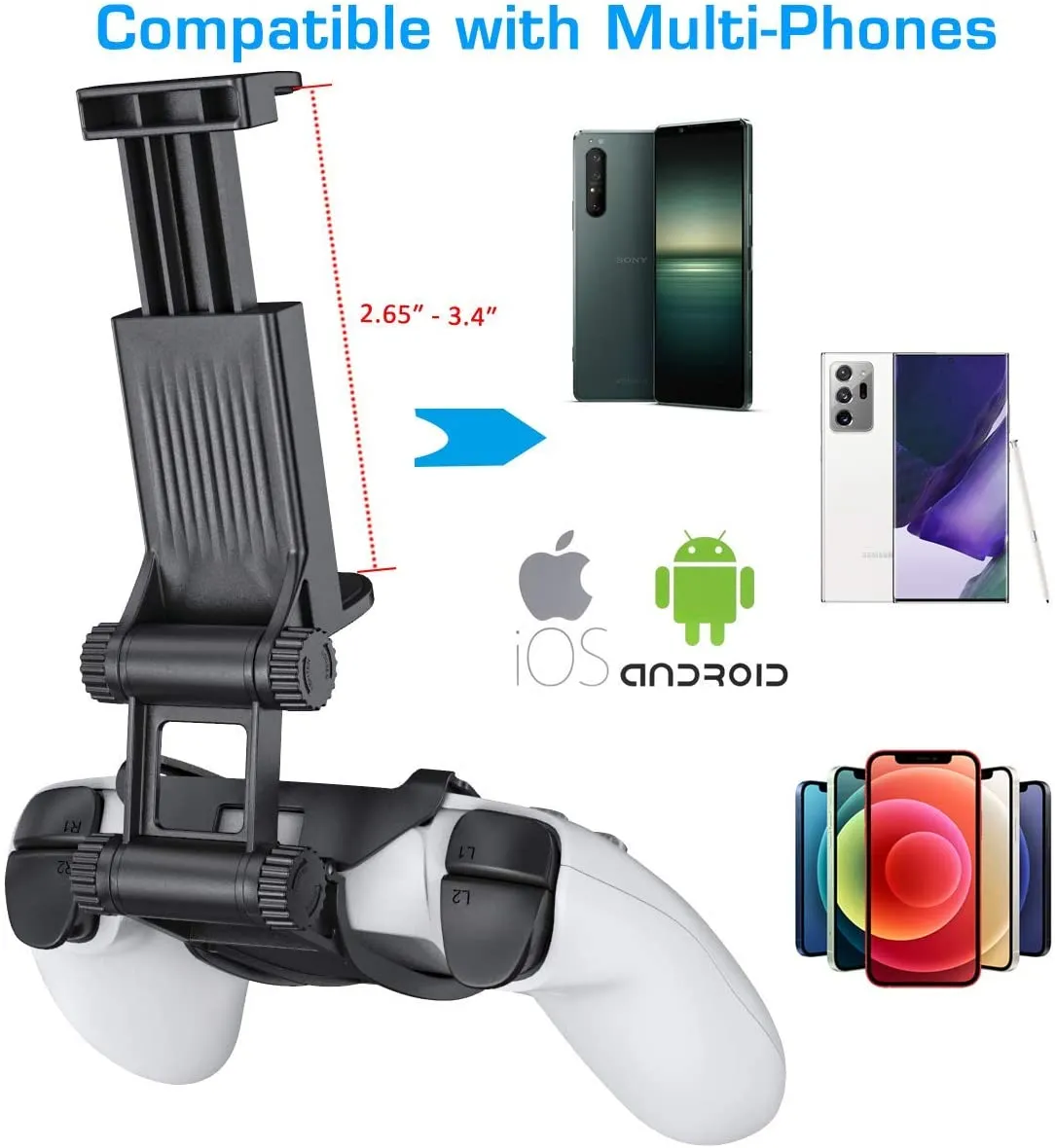 PS5 Controller Phone Remote Play Clip