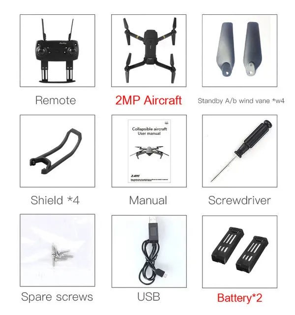 Quadcopter Drone With Wide Angle HD Camera