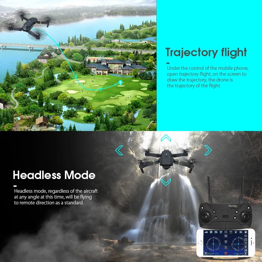 Quadcopter Drone With Wide Angle HD Camera