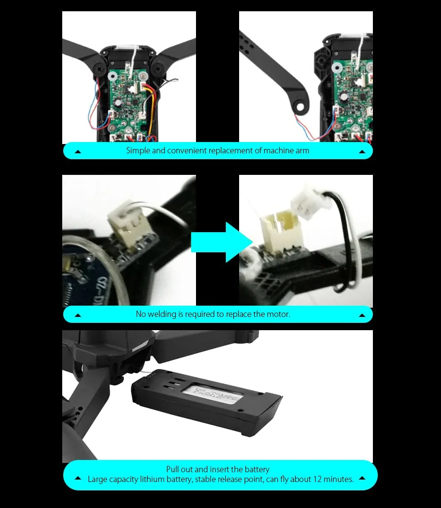 Quadcopter Drone With Wide Angle HD Camera