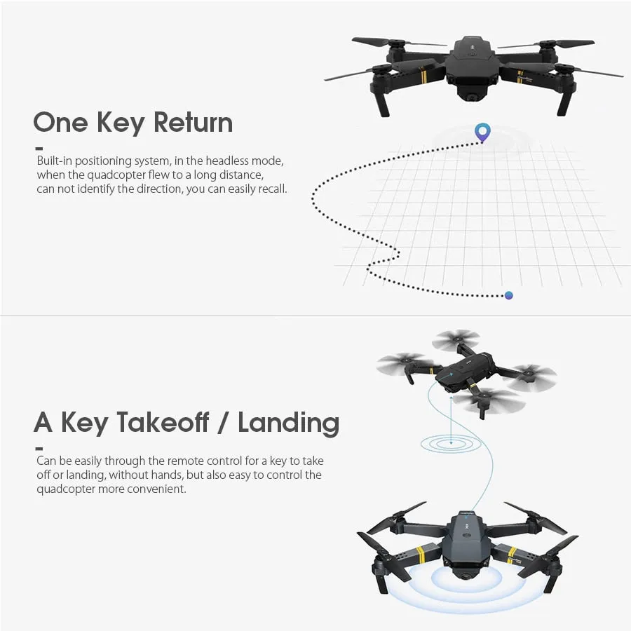 Quadcopter Drone With Wide Angle HD Camera