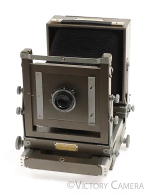 Rare Kodak Specialist Mod. 2 5x7 Gray Wooden Field Camera w/ Ektar 203mm [EXC ]