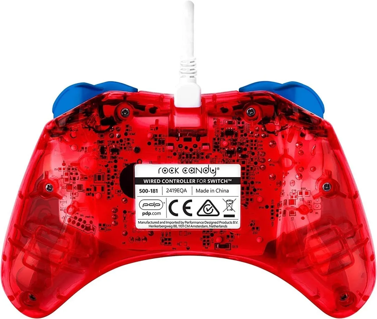 Rock Candy Nintendo Switch Wired Controller - Mario