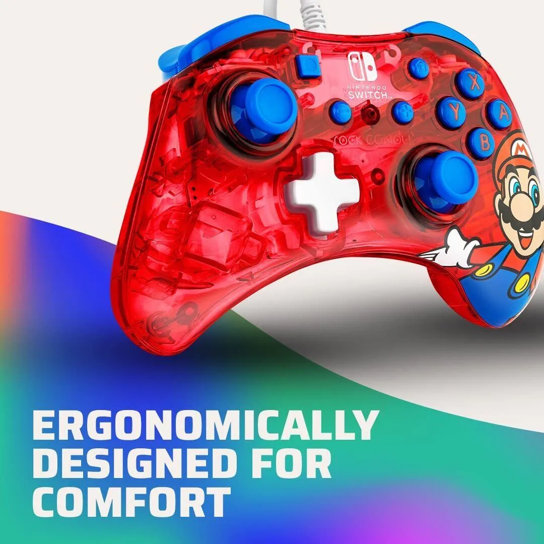 Rock Candy Nintendo Switch Wired Controller - Mario