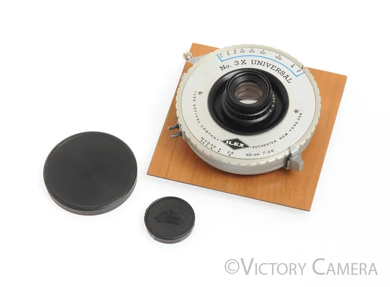 Rodenstock APO-Ronar 150mm f9 Lens w/ Ilex No. 3x Universal Shutter [EXC]