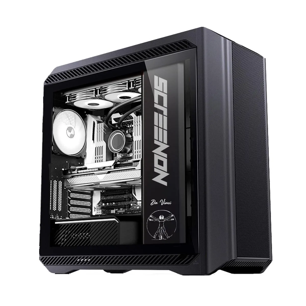 ScreenON - 8K "DaVinci" - Intel Core i9 13900K - 2 x RTX 4090 24GB - 128GB DDR5 RAM - 2 x 4TB SSD NVMe - 4 x 12TB HDD - Waterkoeling - Extra Stil