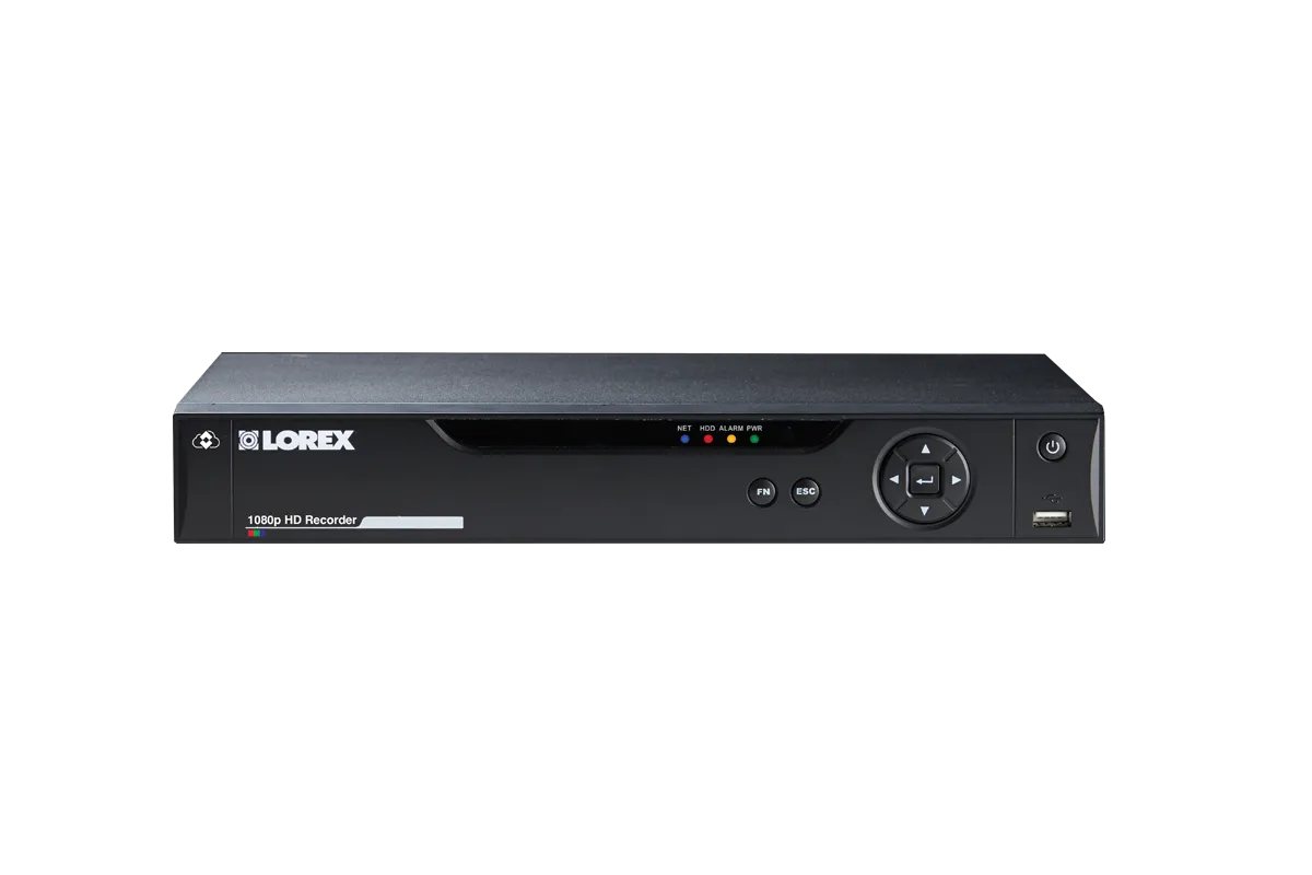 Security HD DVR System with 1080p Cameras & Lorex Cloud Connectivity