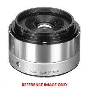 Sigma 30mm f/2.8 DN Silver Art Lens - Micro Four Thirds E-mount - Second Hand