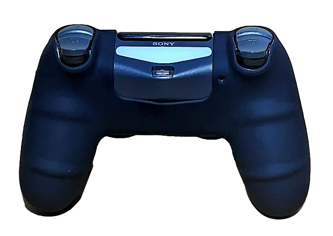 Silicone Cover For PS4 Controller Case Skin - Black/Green