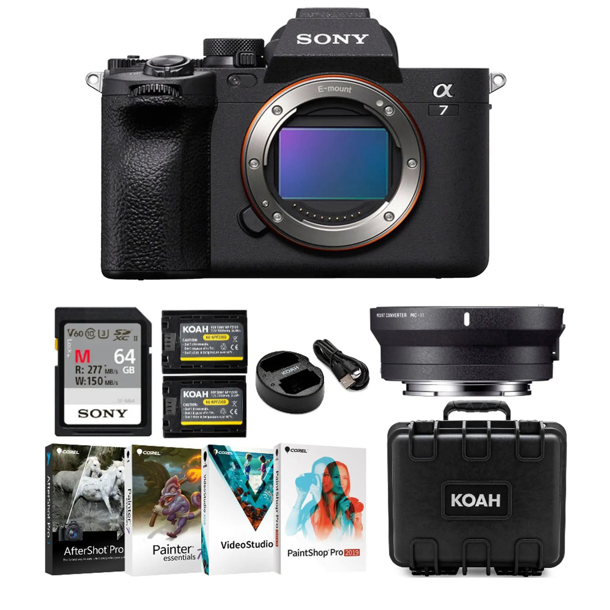Sony a7 IV Mirrorless Camera Professional Koah Kit