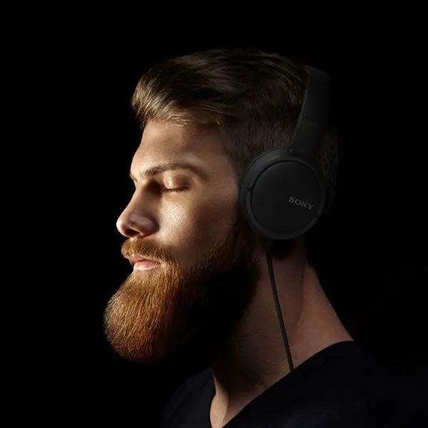 Sony MDR-ZX110 Headphones Foldable - Black