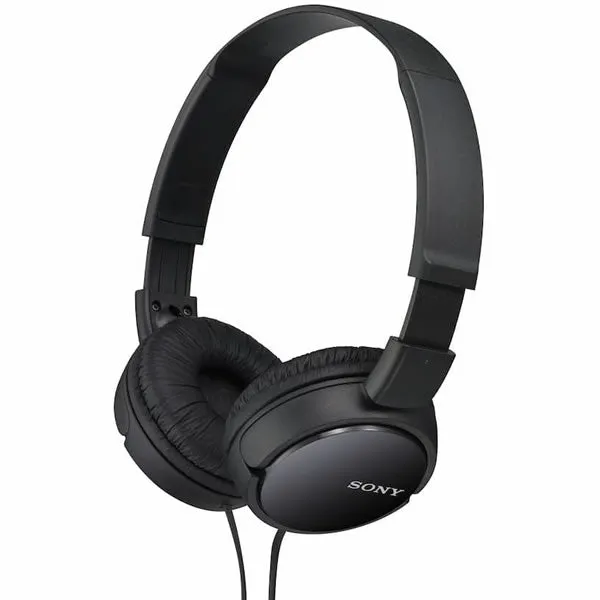 Sony MDR-ZX110 Headphones Foldable - Black
