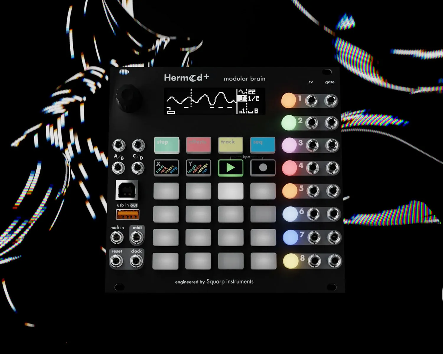 Squarp Instruments Hermod  Modular Brain Sequencer & MIDI-CV Converter
