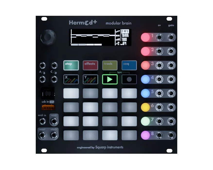Squarp Instruments Hermod  Modular Brain Sequencer & MIDI-CV Converter
