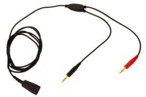 Starkey SM135 Multi-Media Cable to Flat QD - Sound card for Computer use
