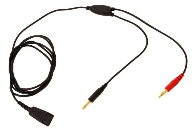 Starkey SM135 Multi-Media Cable to Flat QD - Sound card for Computer use