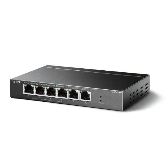 Tp-Link Tl-Sf1006p - V1 - Switch - 6 Ports - Unmanaged