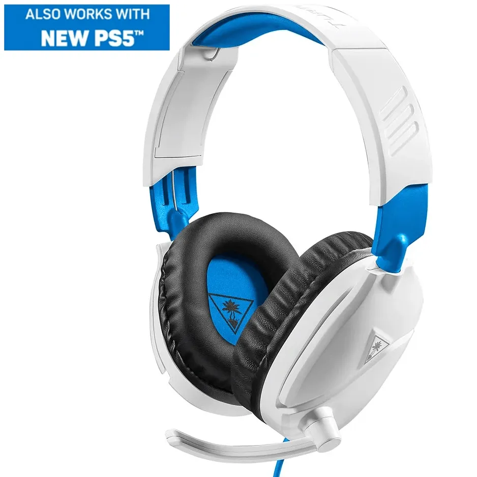 Turtle Beach Ear Force Recon 70P Headset Headphones Microphone PS4 PS5 White
