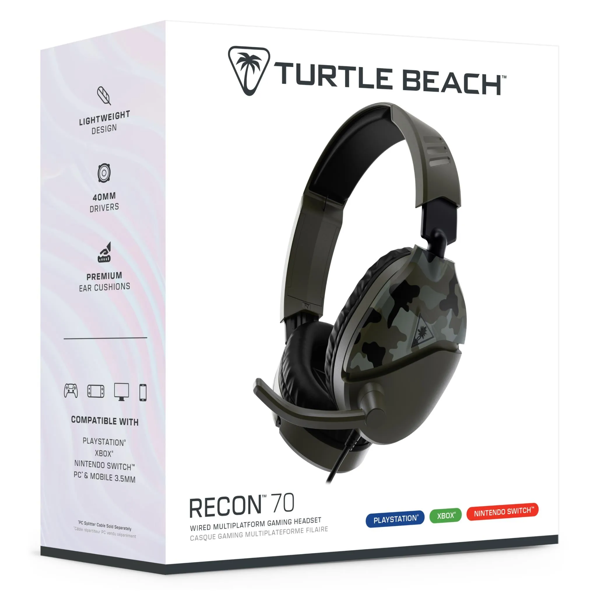 Turtle Beach Recon 70 Gaming Headset (Green Camo)