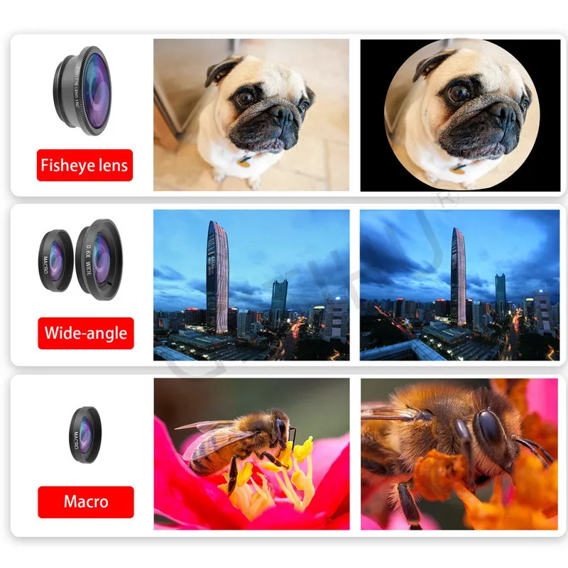 Universal 3 in 1 Wide Angle Macro Lenses