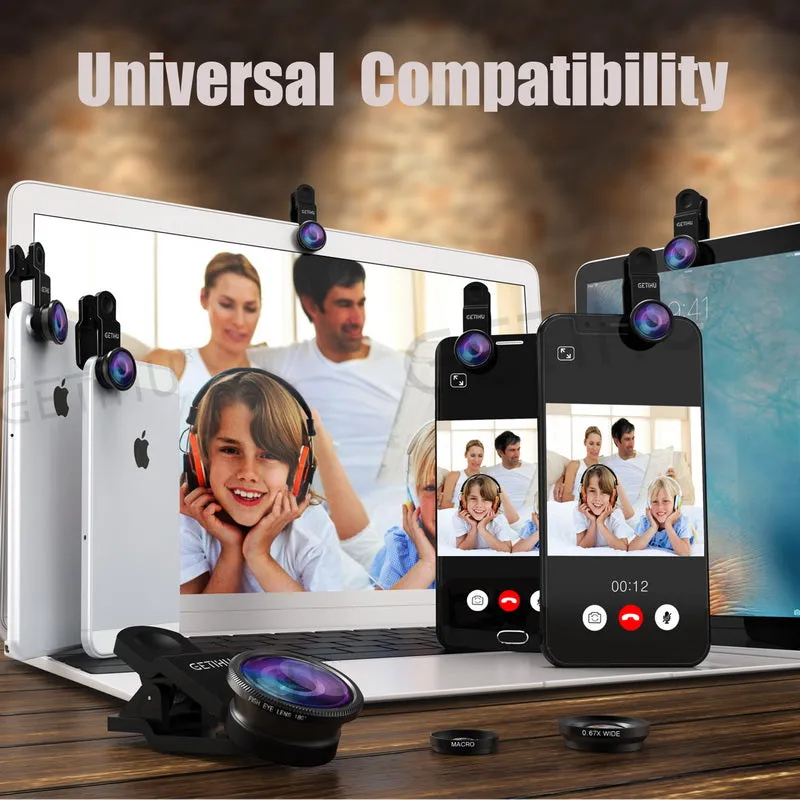 Universal 3 in 1 Wide Angle Macro Lenses